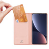 Case XIAOMI 12 PRO with a Flip Dux Ducis Skin Leather light pink