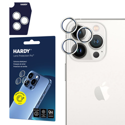 Apple iPhone 14 Pro/14 Pro Max - HARDY Lens Protection Pro Silver