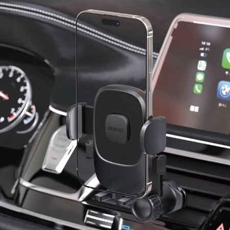 Dudao F2N smartphone holder for air vent, clamp - black