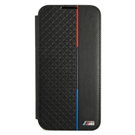Case BMW BMBKS22MTRTBK S22 + S906 black / black bookcase M Collection Triangles