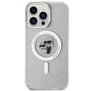 Karl Lagerfeld Karl&amp;Choupette Glitter MagSafe case for iPhone 15 Pro Max - transparent