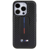 BMW Grip Stand Smooth & Carbon Hülle für iPhone 15 Pro – schwarz