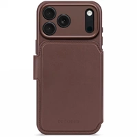 Decoded Leather Backcover case with MagSafe for iPhone 17 Pro Max - gray