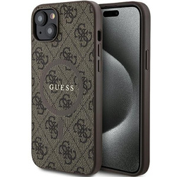 Oryginalne Etui GUESS Hardcase GUHMP14SG4GFRW do iPhone 14 (Kompatybilny z Magsafe / 4G Ring classic logo / brązowy)