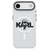 Etui Karl Lagerfeld IML Karl Sketch Logo MagSafe do iPhone 17 Air - przezroczyste
