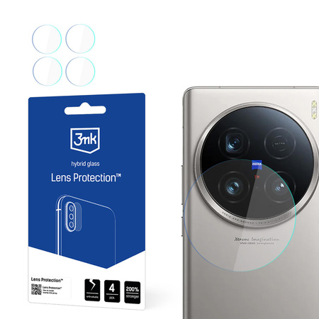 3MK Lens Protect Vivo X100 Ultra Ochrona na obiektyw aparatu 4szt