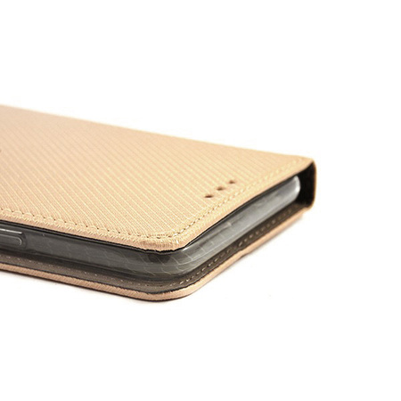 Etui Smart Magnet book Samsung A14 5GA146 złoty/gold