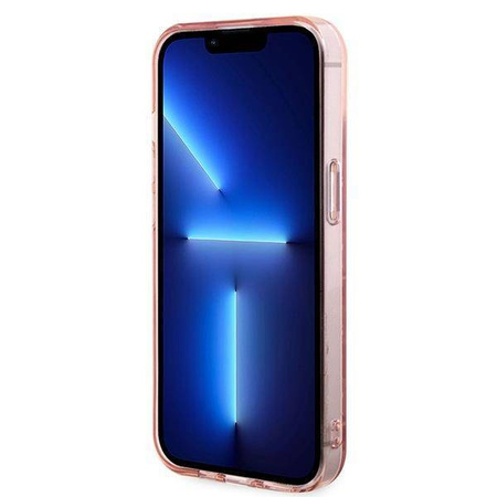 Karl Lagerfeld nakładka do iPhone 15 6,1" KLHCP15SHNCMKLP różowe HC IML C Monogram