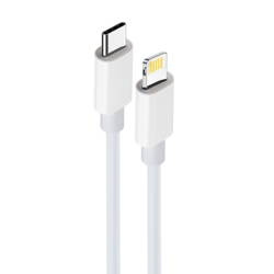 Maxlife kabel MXUC-05 USB-C - Lightning 1,0 m 20W biały