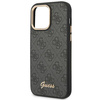 Original Case IPHONE 14 PRO MAX Guess Hard Case 4G Vintage Gold Logo (GUHCP14XHG4SHK) black