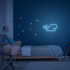 Neon LED WIELORYB niebieski Bat + USB FLNE19 Forever Light