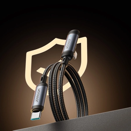 Joyroom S-A56 EnjoyX Series 90° USB-C - Lightning Kabel 30W 1,2m - schwarz