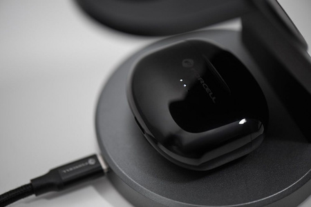 FORCELL F-AUDIO słuchawki bezprzewodowe / bluetooth stereo TWS CLEAR Sound czarne