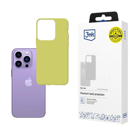 Apple iPhone 14 Pro Max - 3mk Matt Case lime