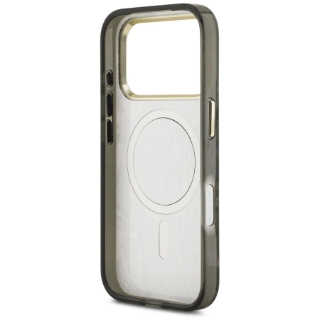 Guess Python Pattern MagSafe Case for iPhone 17 Pro - Brown