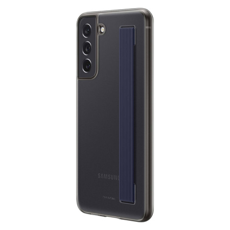 Samsung Clear Strap Cover etui pokrowiec do Samsung Galaxy S21 FE szary (EF-XG990CBEGWW)