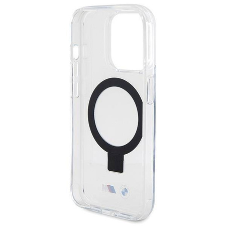 BMW Ring Stand M Collection MagSafe - Etui iPhone 15 Pro (przezroczysty)