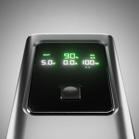 Powerbank SBS 20000mAh PD 100W with LCD display - gray