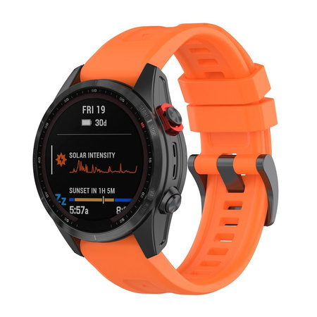 Pasek / opaska do smartwatcha Garmin FENIX 3 / 3HR / 5X / 6X / 6X PRO / 7X / 7X PRO pomarańcz (8)