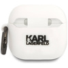 KARL LAGERFELD futerał do APPLE AirPods 4 KLA4RUNIKH (3D SIL NFT K) biały