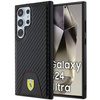 Oryginalne Etui FERRARI hardcase Carbon Stitched Bottom FEHCS24LN3PUK do Samsung Galaxy  S24 Ultra Czarny