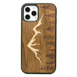 Holzhülle für iPhone 12/12 Pro Bewood Imbuia Mountains