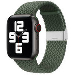 Strap Fabric replacement band strap for Watch 6 / 5 / 4 / 3 / 2 (44mm / 42mm) braided cloth bracelet green