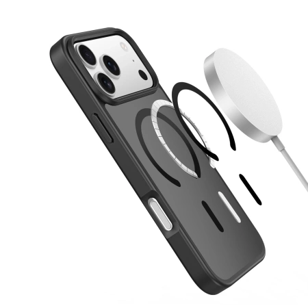 Dux Ducis Yind iPhone 17 Pro Max Hülle kompatibel mit MagSafe - Schwarz