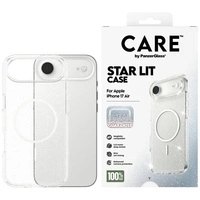 CARE by PanzerGlass Flagship Urban Explorer Case w. White MagSafe for iPhone Air - Clear Glitter
