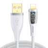 Joyroom fast charging cable with smart switch USB-C - Lightning 2.4A 1.2m white (S-UL012A3)