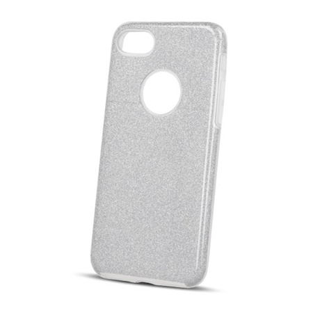 Nakładka Glitter 3w1 do iPhone 17 6,3" srebrna