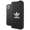 Adidas OR Booklet Case BASIC iPhone 13 6.1 &quot;black and white / black white 47086