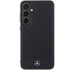 Oryginalne Etui MERCEDES hardcase Leather Textured & Plain MagSafe MEHMS24S23RBARK do Samsung Galaxy S24 Czarny