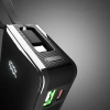 Powerbank SBS 10000 mAh 20W with built-in USB-C cable and digital display - black