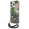 Etui IPHONE 13 PRO MAX Guess Hardcase Flower Strap (GUHCP13XHFLSB) niebieskie