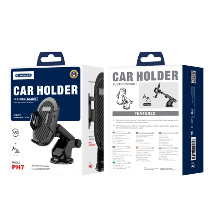 JELLICO car holder gravity PH7 Black