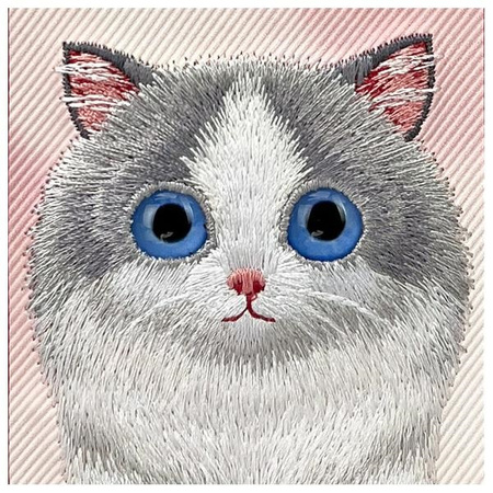 Nimmy etui iPhone 16 Pro Max 6.9 różowy/pink Big Eyed Pet 2.0 Cat