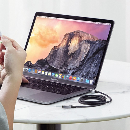 HOCO kabel AUX Audio Jack 3,5mm męski na żeński UPA20 2m czarny