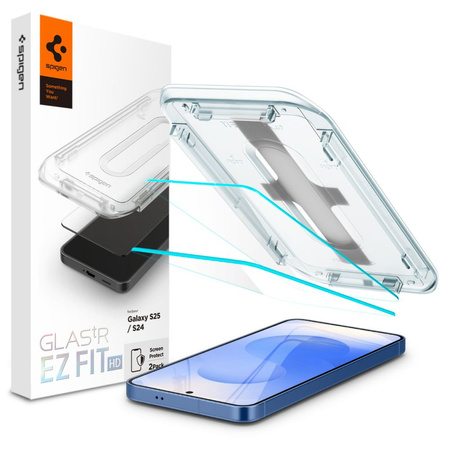 Spigen Glas.tR EZ Fit tempered glass for Samsung Galaxy S24 - 2 pcs.