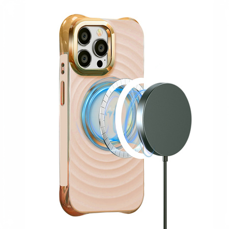 Nakładka Circle Glam Mag do iPhone 16 Plus 6,7&quot; różowa