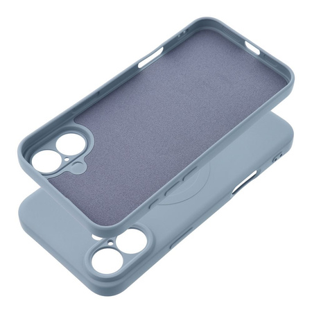 Futerał SILICONE MAG COVER kompatybilny z MagSafe do SAMSUNG S25 Plus jasny niebieski