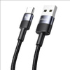 USAMS SET Kabel USB na USB-C 3A 1.2mFast Charging stalowy/tarnish 30 szt. SJ718ZJ01 (US-SJ718)