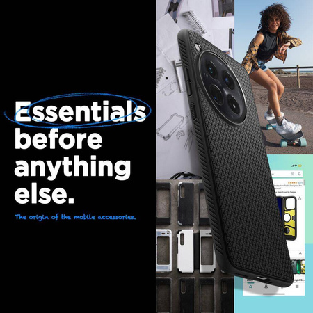 Spigen Liquid Air OnePlus 12 czarny/matte black ACS07375