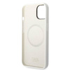 Karl Lagerfeld nakładka do iPhone 14 Plus 6,7" KLHMP14MSNCHBCH biała hard case Magsafe Silicone NFT Choupette