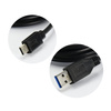 Kabel USB do Typ C 3.1 / 3.0 HD2 2 metry czarny