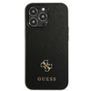 Case IPHONE 13 PRO Guess Hardcase Saffiano 4G Small Metal Logo (GUHCP13LPS4MK) black