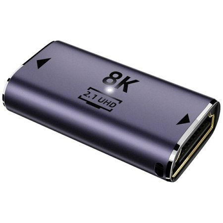 Zestaw adapterów HDMI 4smarts 8K 4 szt.  - w górę, w dół, boczny, złącze do łączenia kabli, szary