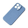 MagSafe compatible silicone case for iPhone 15 Pro Max Silicone Case - navy blue