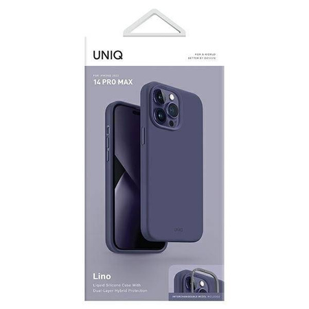 Uniq Hülle Lino iPhone 14 Pro Max 6.7&quot; lila/lila Abb