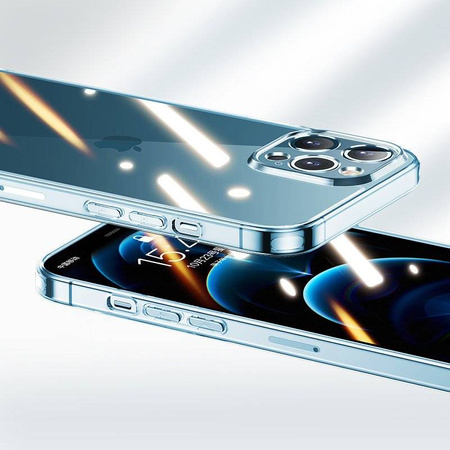 Joyroom Crystal Series ochronne wytrzymałe etui do iPhone 12 Pro Max przezroczysty (JR-BP859)